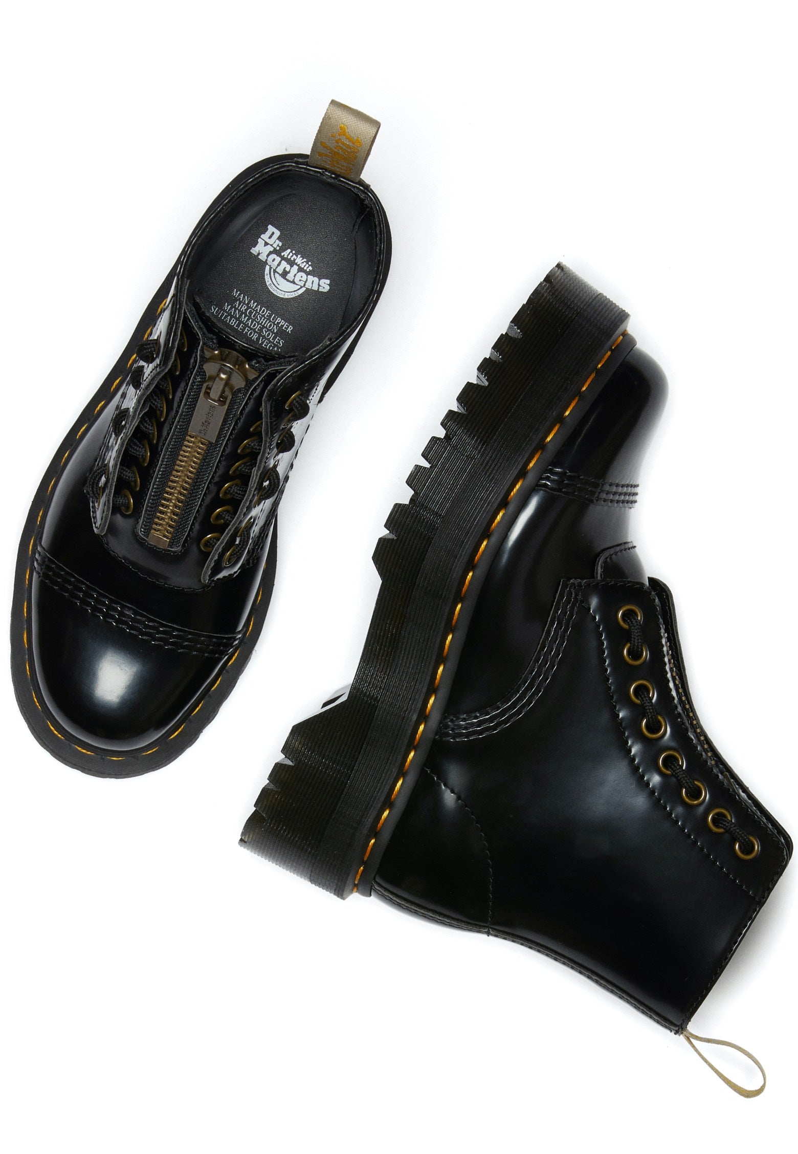 Dr. Martens - Vegan Sinclair Black Oxford - Girl Shoes