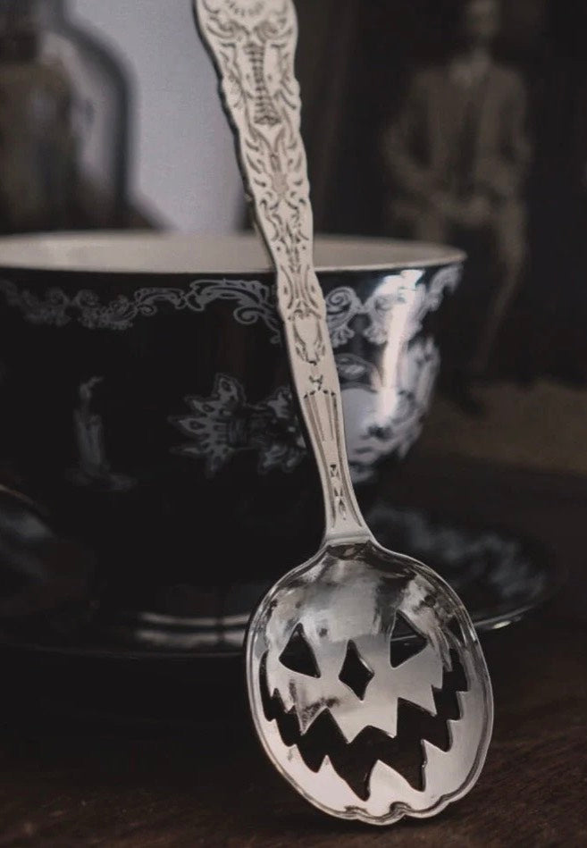 Lively Ghosts - Haunted Hallows Set Of 2 Silver - Tea Spoon | Neutral-Image
