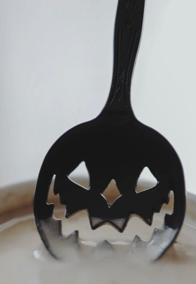 Lively Ghosts - Haunted Hallows Set Of 2 Black - Tea Spoon | Neutral-Image