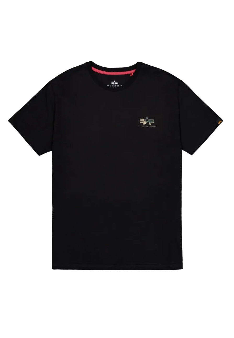 Alpha Industries - Camo Print Black - T-Shirt | Men-Image