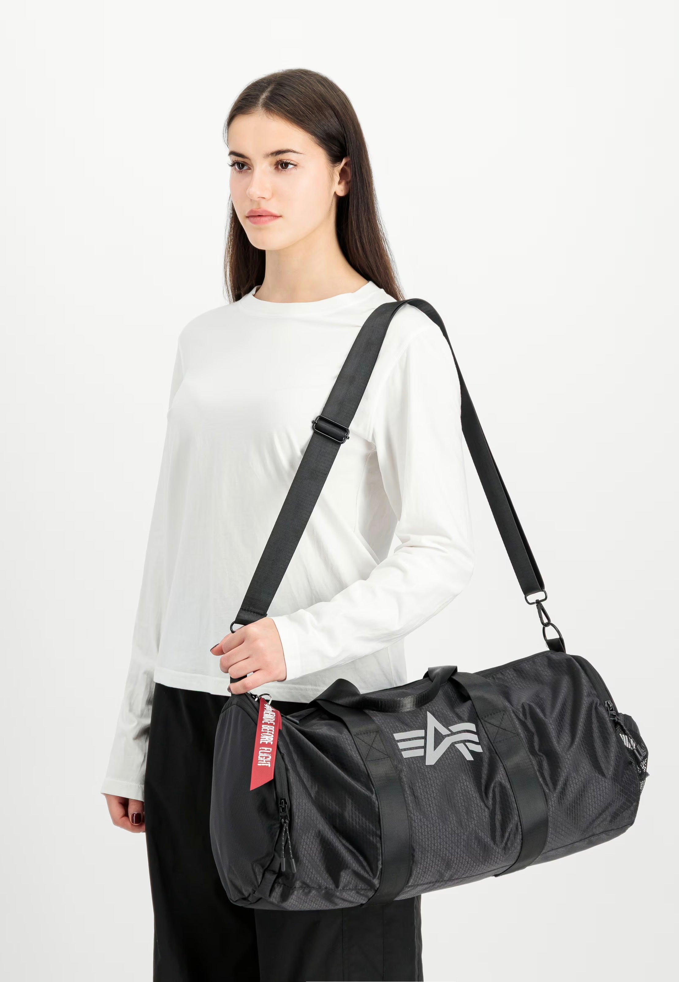 Alpha Industries - Ripstop Packable Black - Bag | Neutral-Image