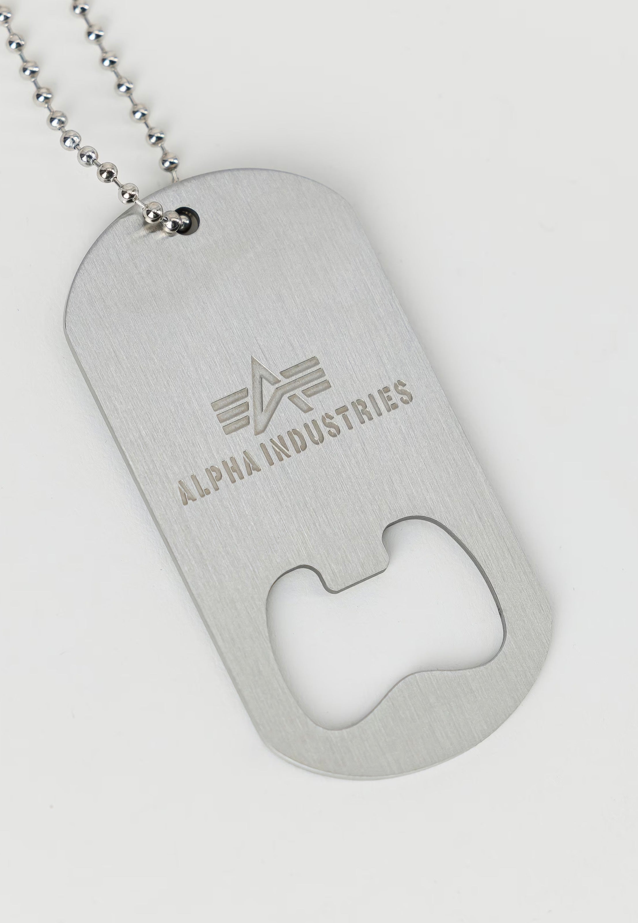 Alpha Industries - Bottle Opener Silver - Keychain | Neutral-Image