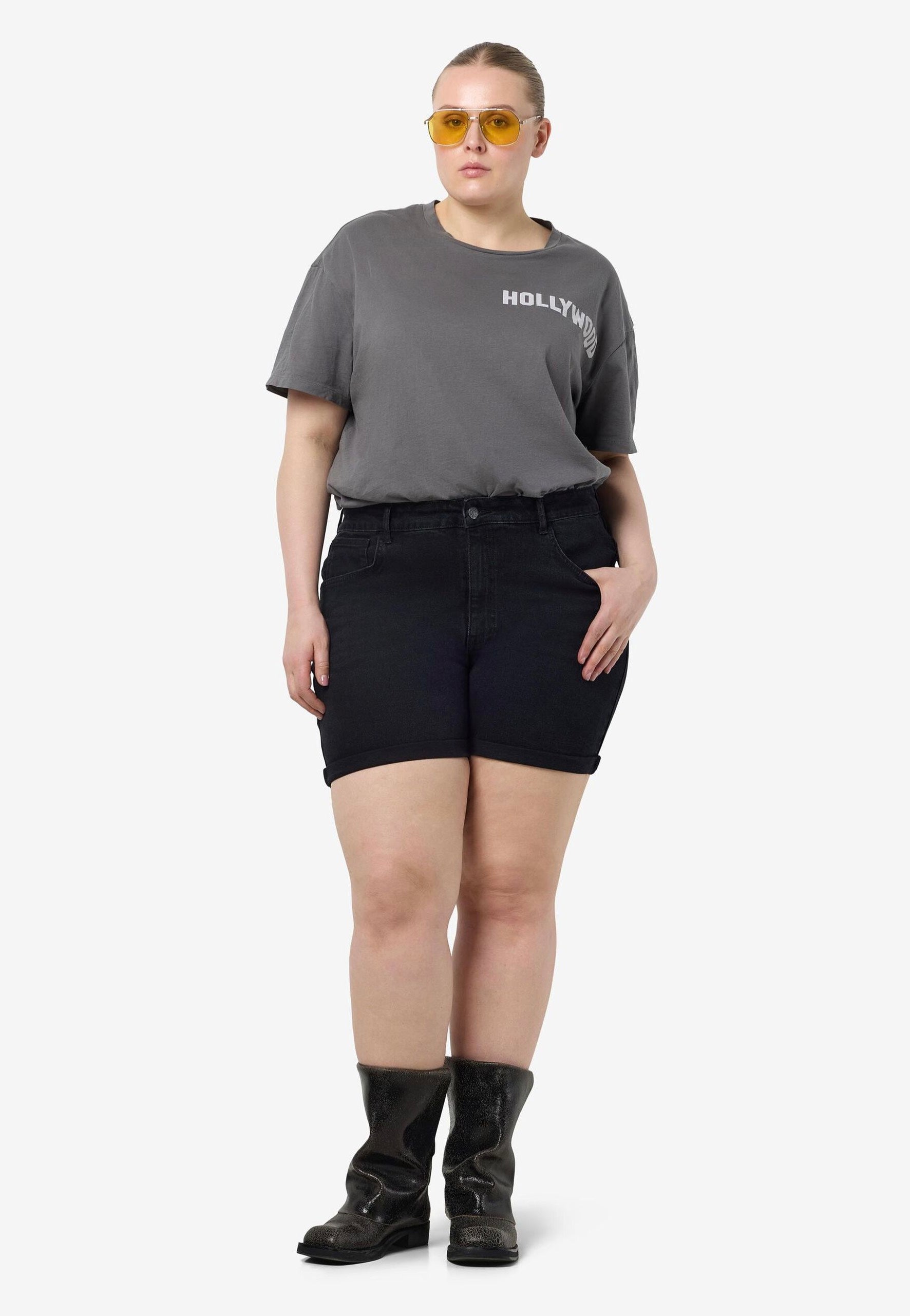 Noisy May - Moni Curve Black - Shorts | Women-Image
