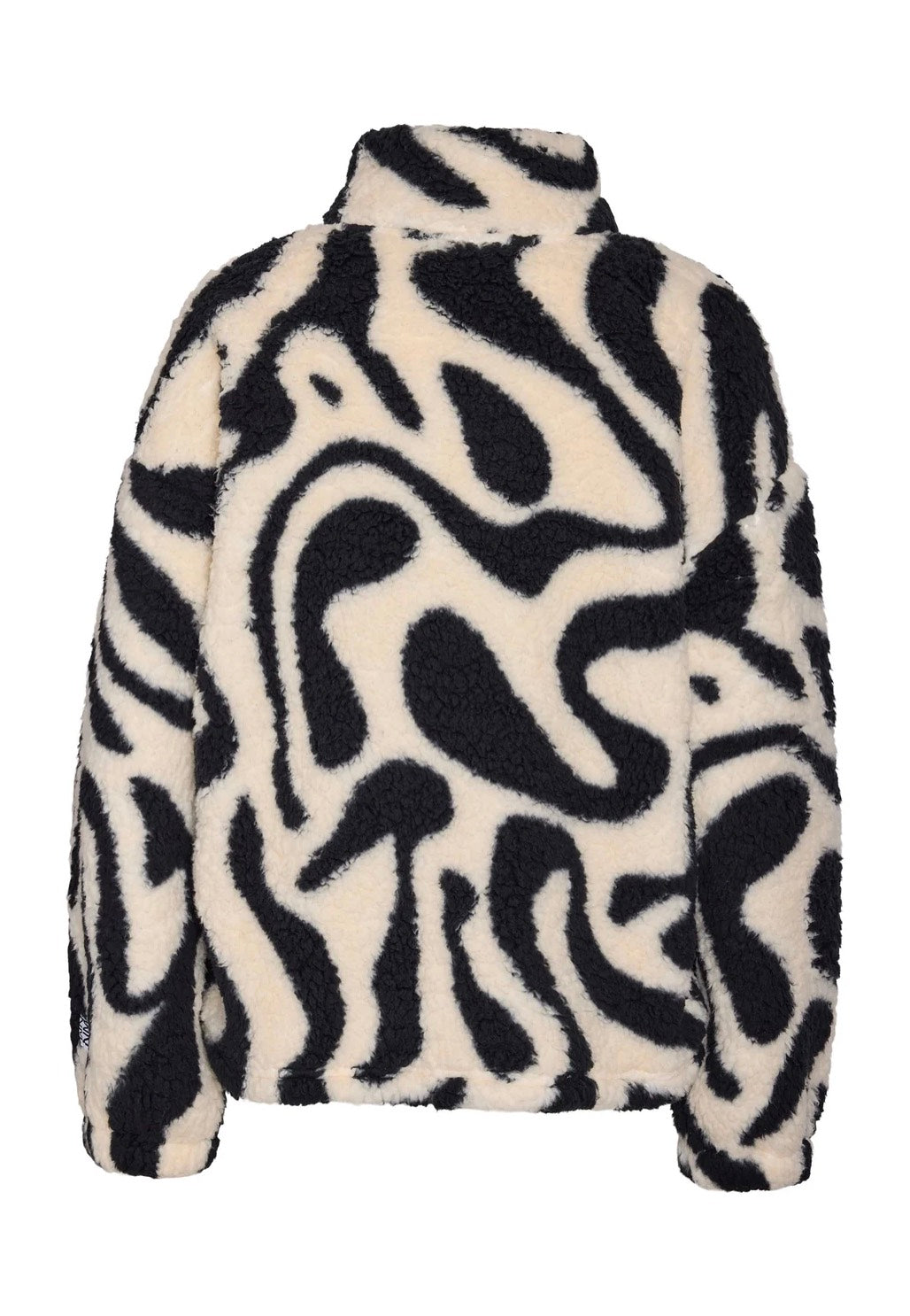 Noisy May Luca Check Soft Fleece Black/White Chaqueta