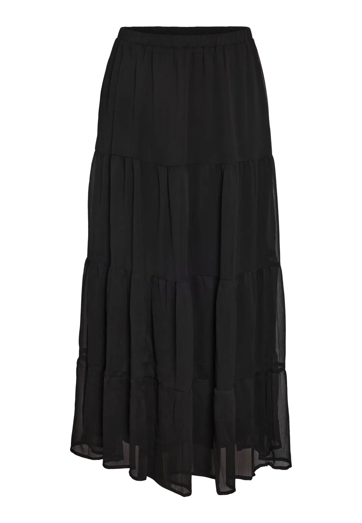 Noisy May - Fairy Maxi Chiffon Black - Skirt | Women-Image