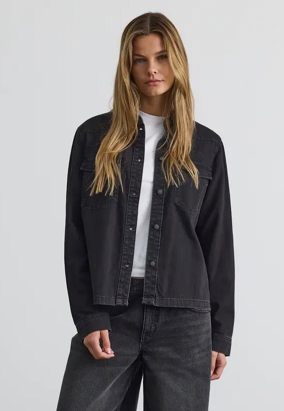 Noisy May - New Signe Black Denim - Shirt | Women-Image