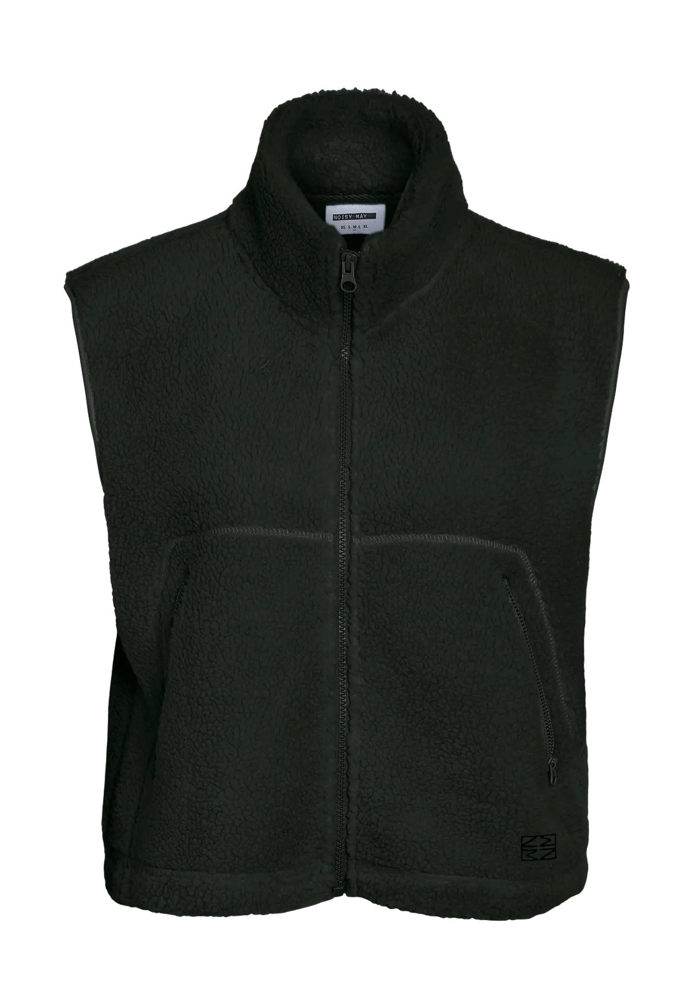 Noisy May Masey Short Teddy Black Weste