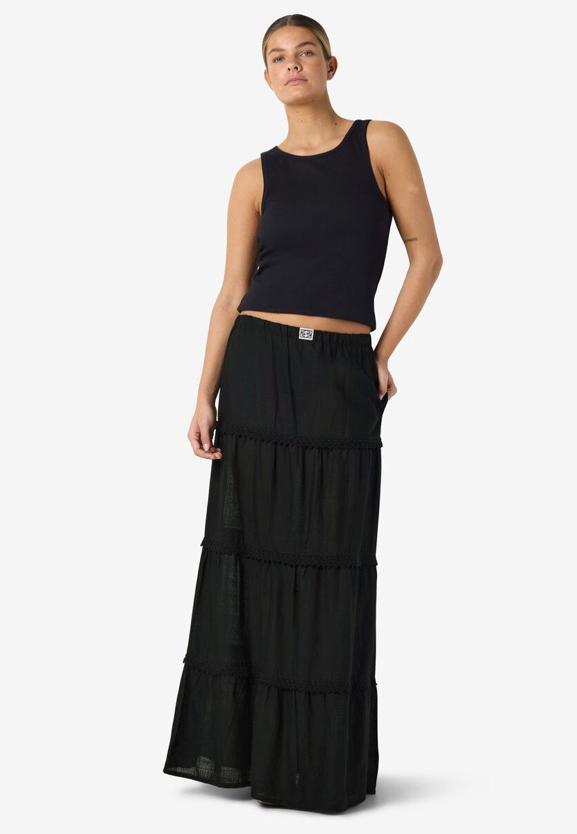 Noisy May - Leilani Sienna Black Lace - Skirt | Women-Image