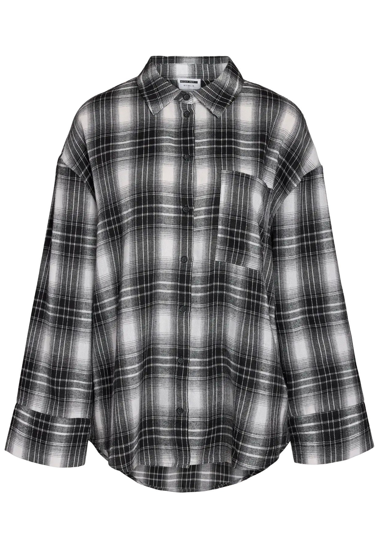 Noisy May - Zoe Check Woven Black/White - Shirt | Women-Image