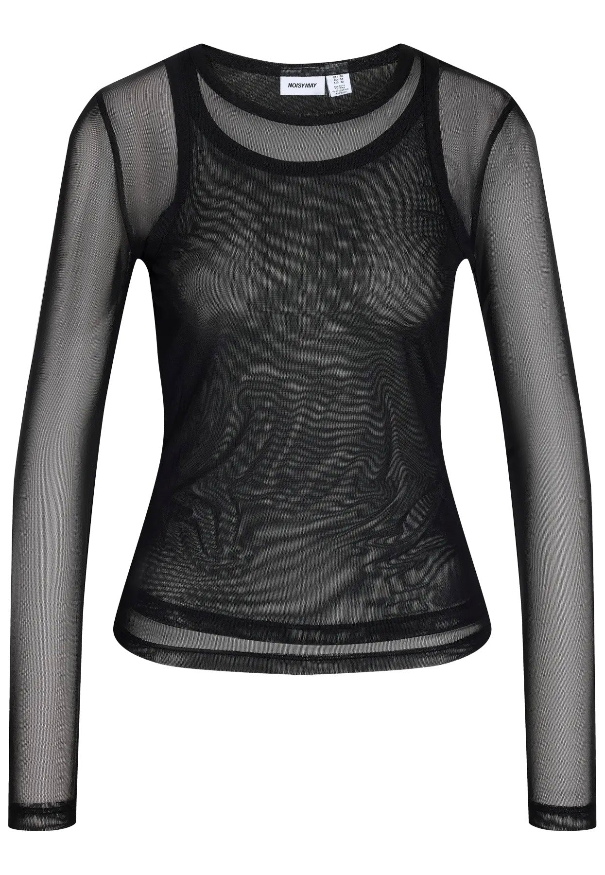 Noisy May - Judith Doublelayer Mesh Black - Top | Women-Image