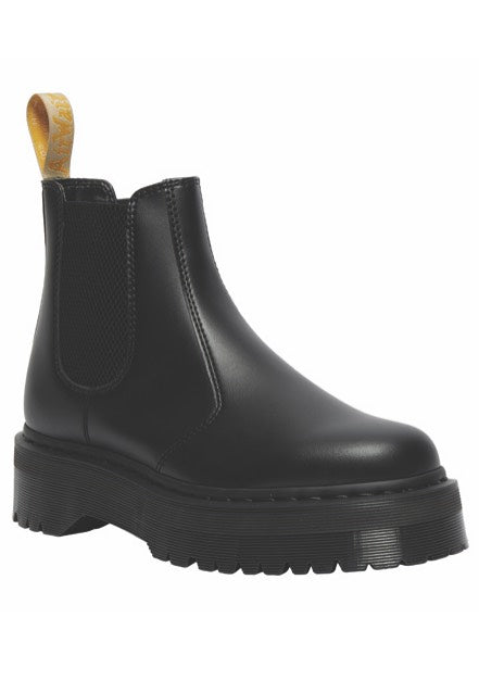 Dr. Martens - V 2976 Quad Mono Black Felix Rub Off - Girl
