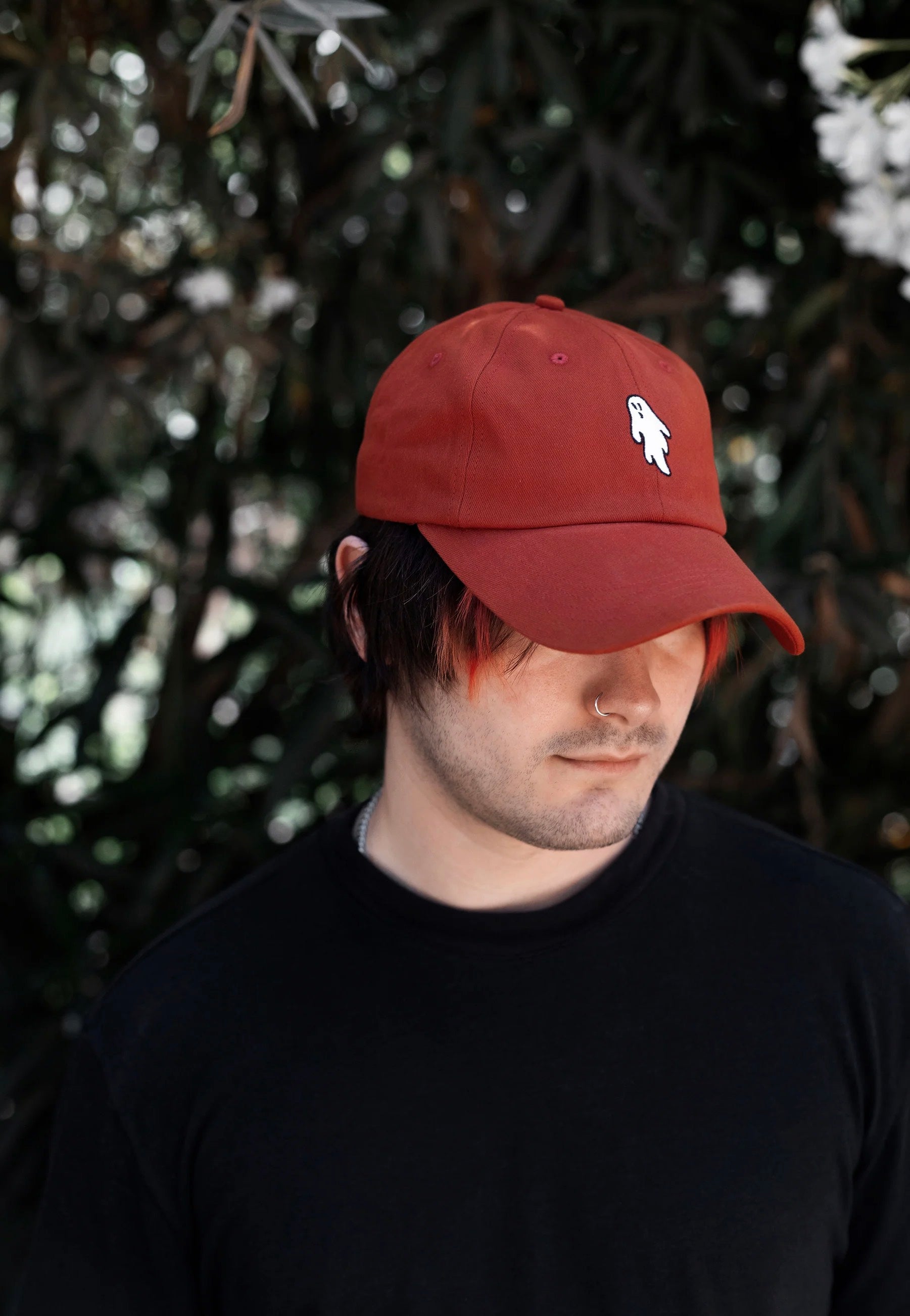 Lively Ghosts - Pumpkin Ghostie Burnt Orange - Cap | Neutral-Image