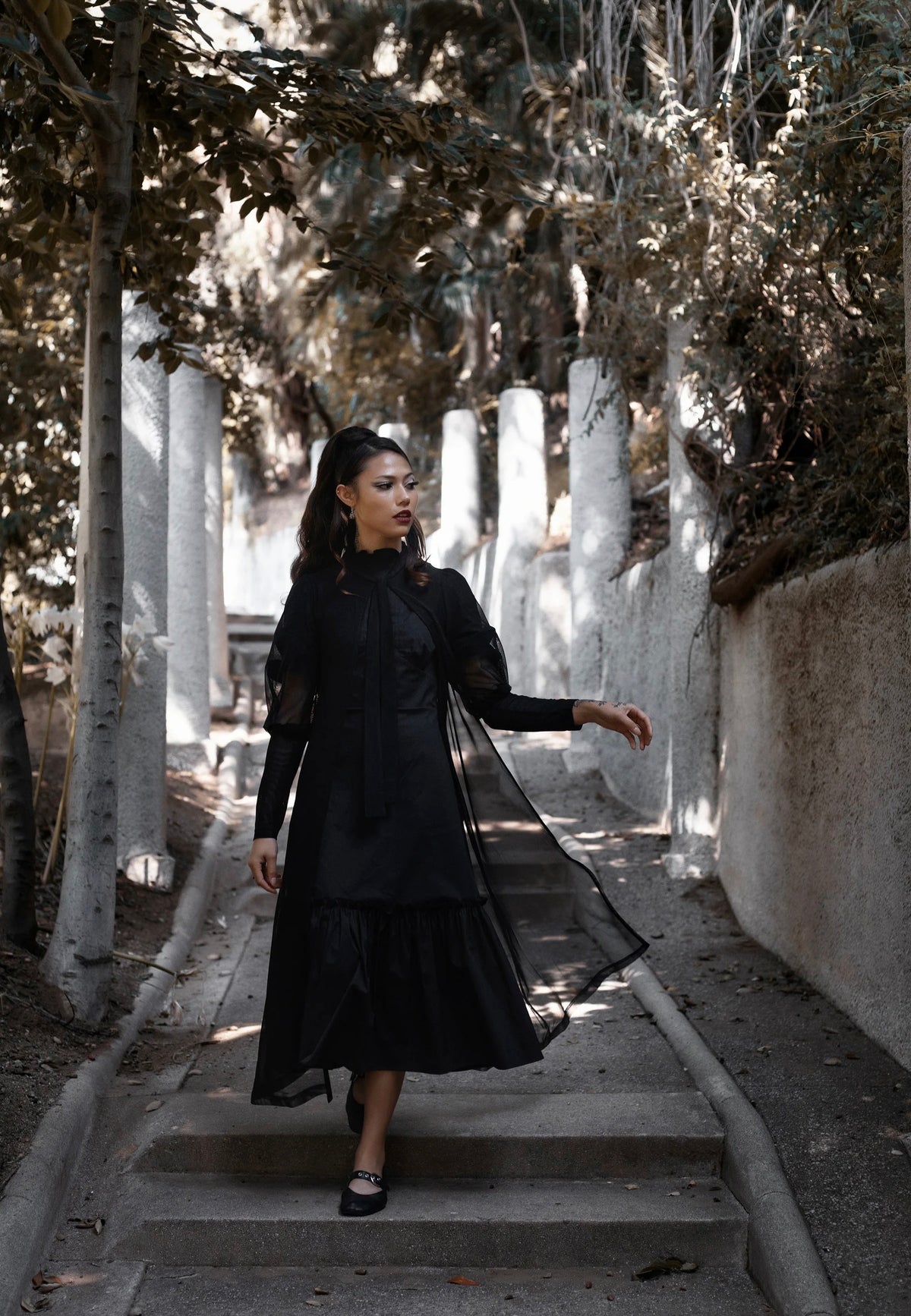 Lively Ghosts Beyond the Veil Duster Black Jacket