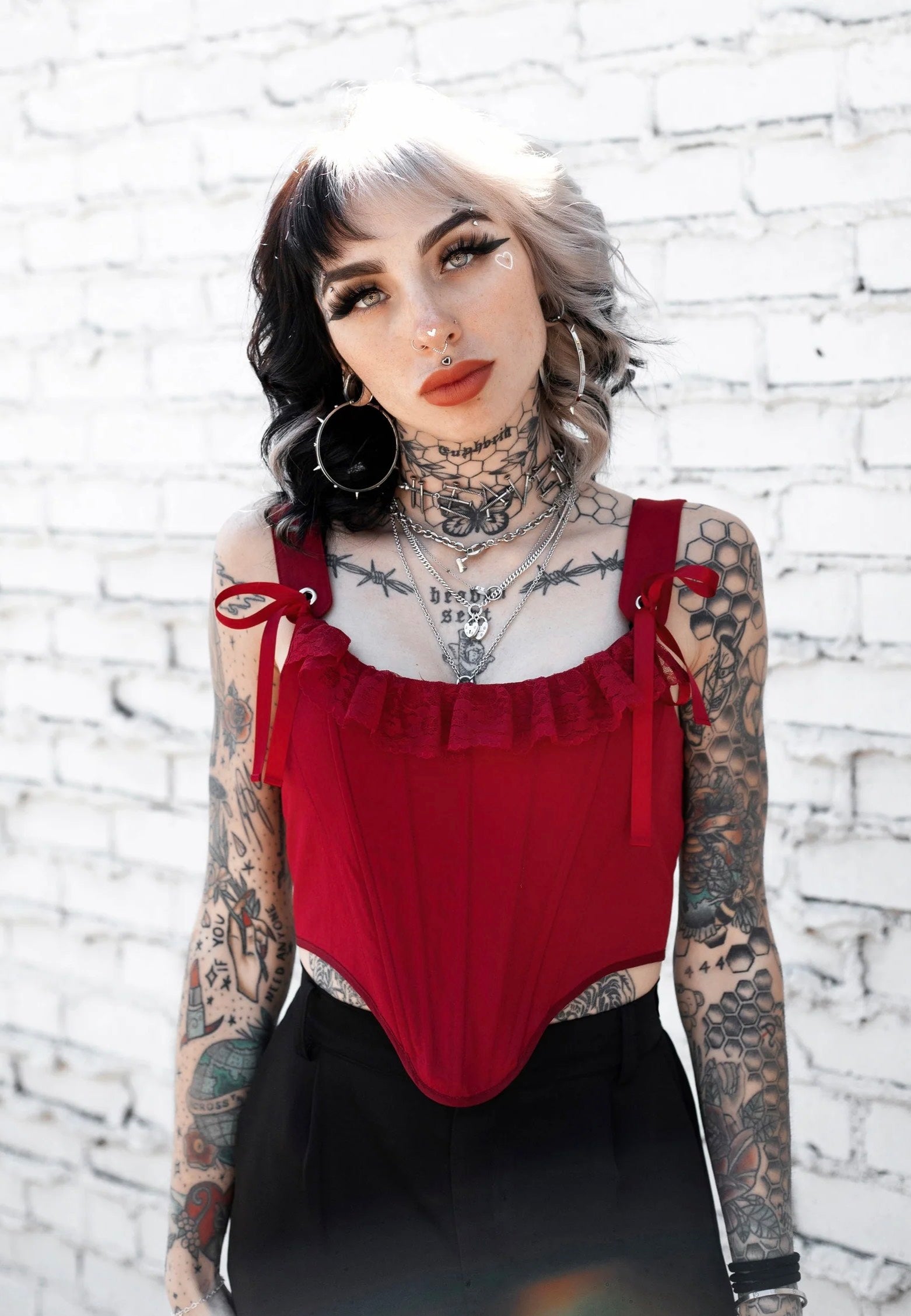 Lively Ghosts - Draconian Red - Corset | Women-Image