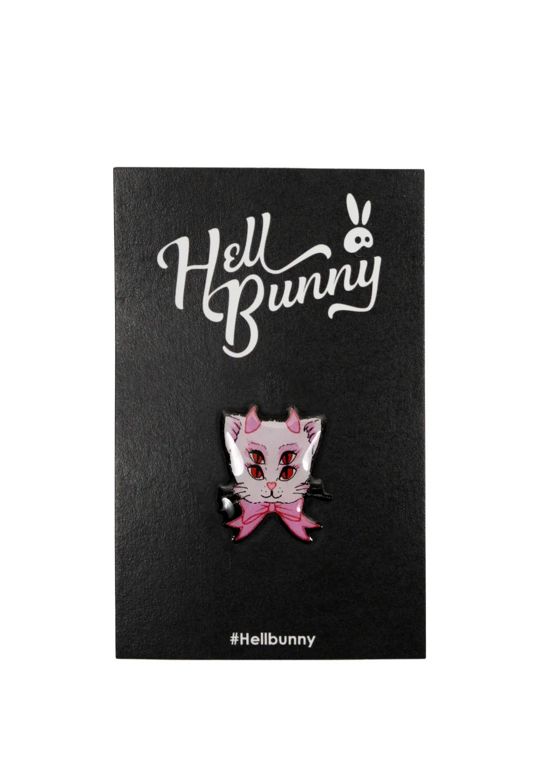 Hellbunny - 3 Eyed Kitty Multi  - Pin | Neutral-Image
