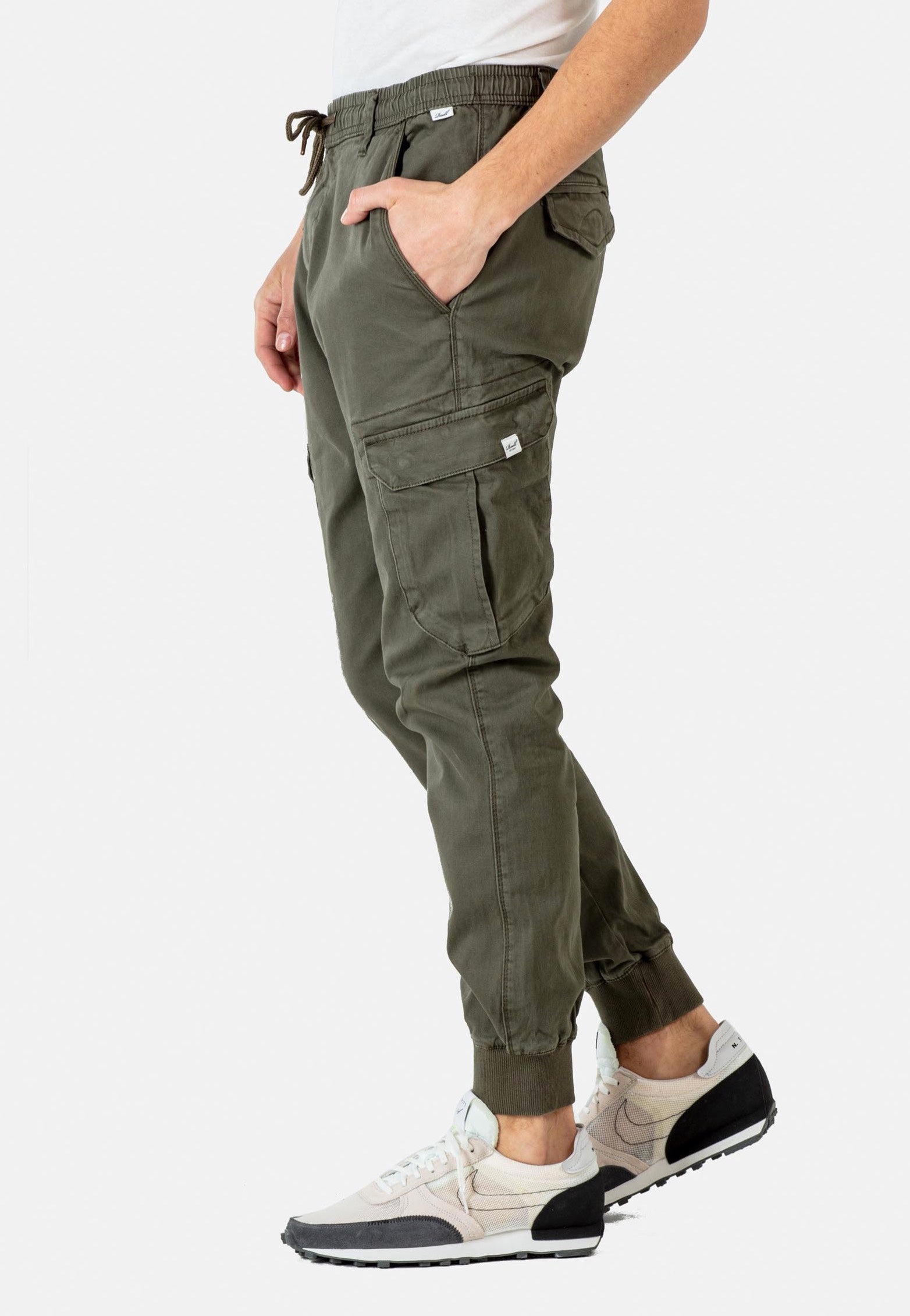 REELL - Reflex Rib Cargo Olive - Pants