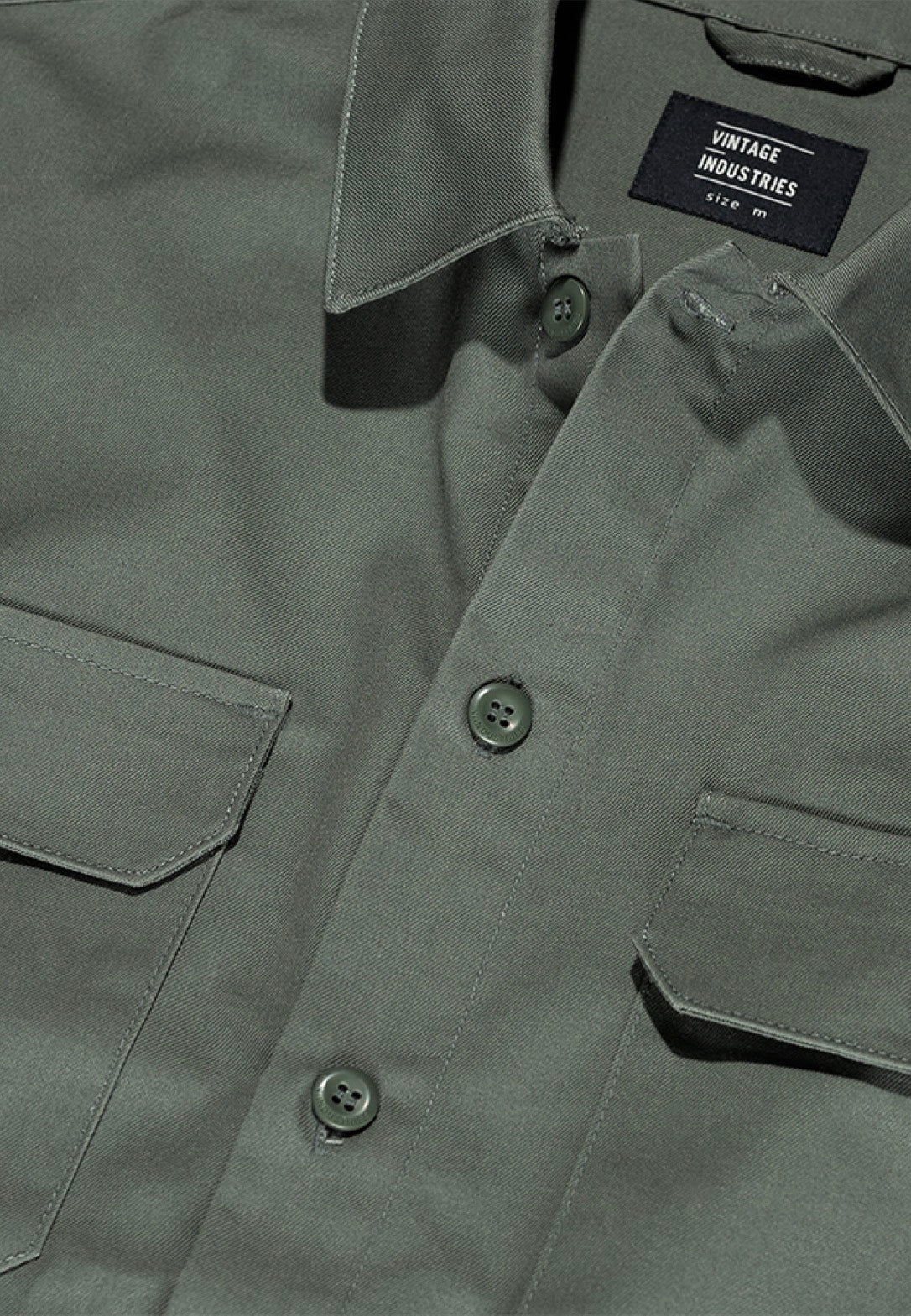 Vintage Industries - Dexter Light Olive - Shirt | Men-Image