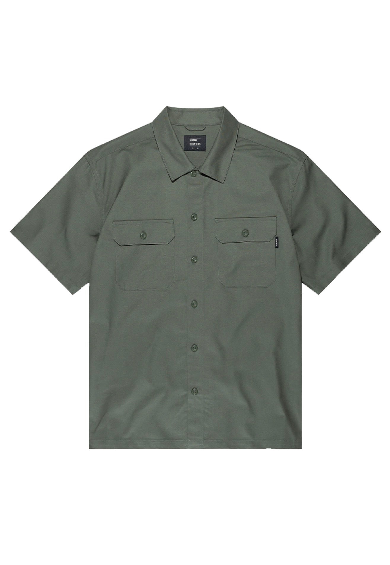 Vintage Industries - Dexter Light Olive - Shirt | Men-Image