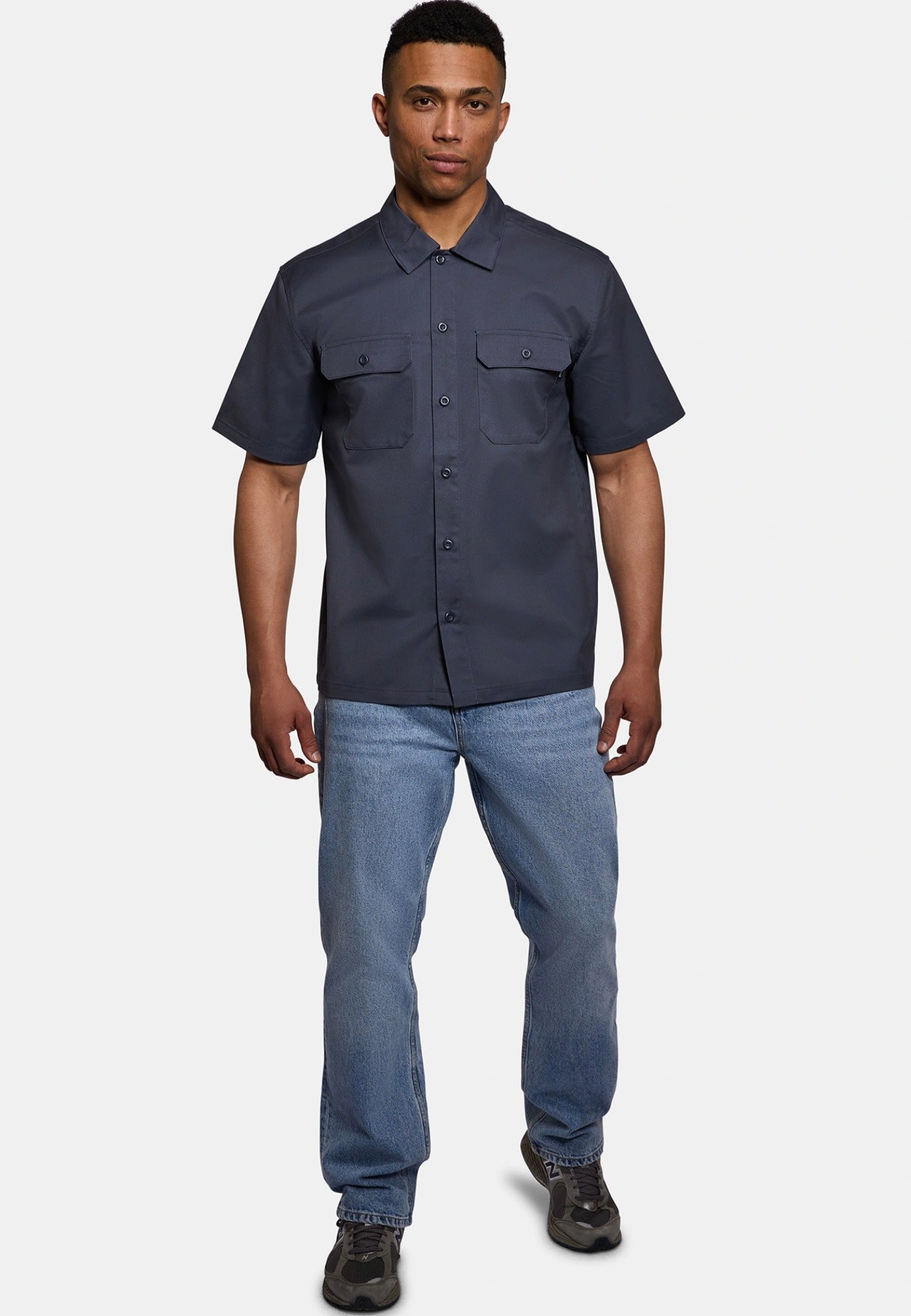 Vintage Industries - Dexter Mid Grey - Shirt | Men-Image