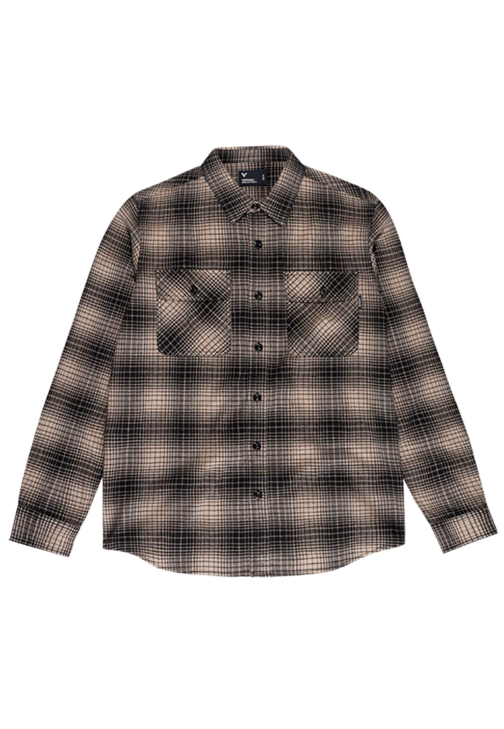 Vintage Industries Outback Beige Check Hemd