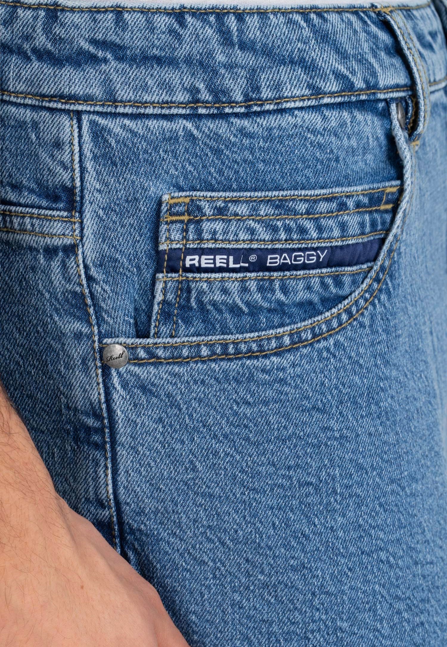 REELL - Baggy Authentic Mid Blue - Jeans