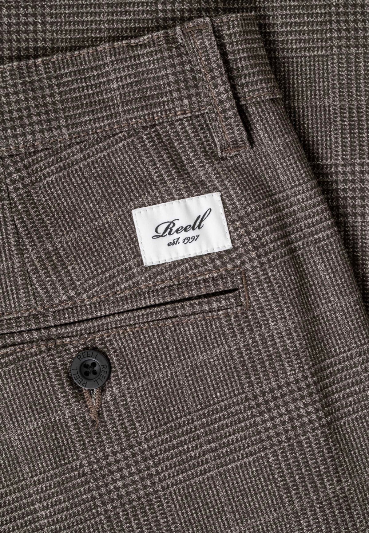 REELL Superior Flex Chino 2 Greyhound Check Pants