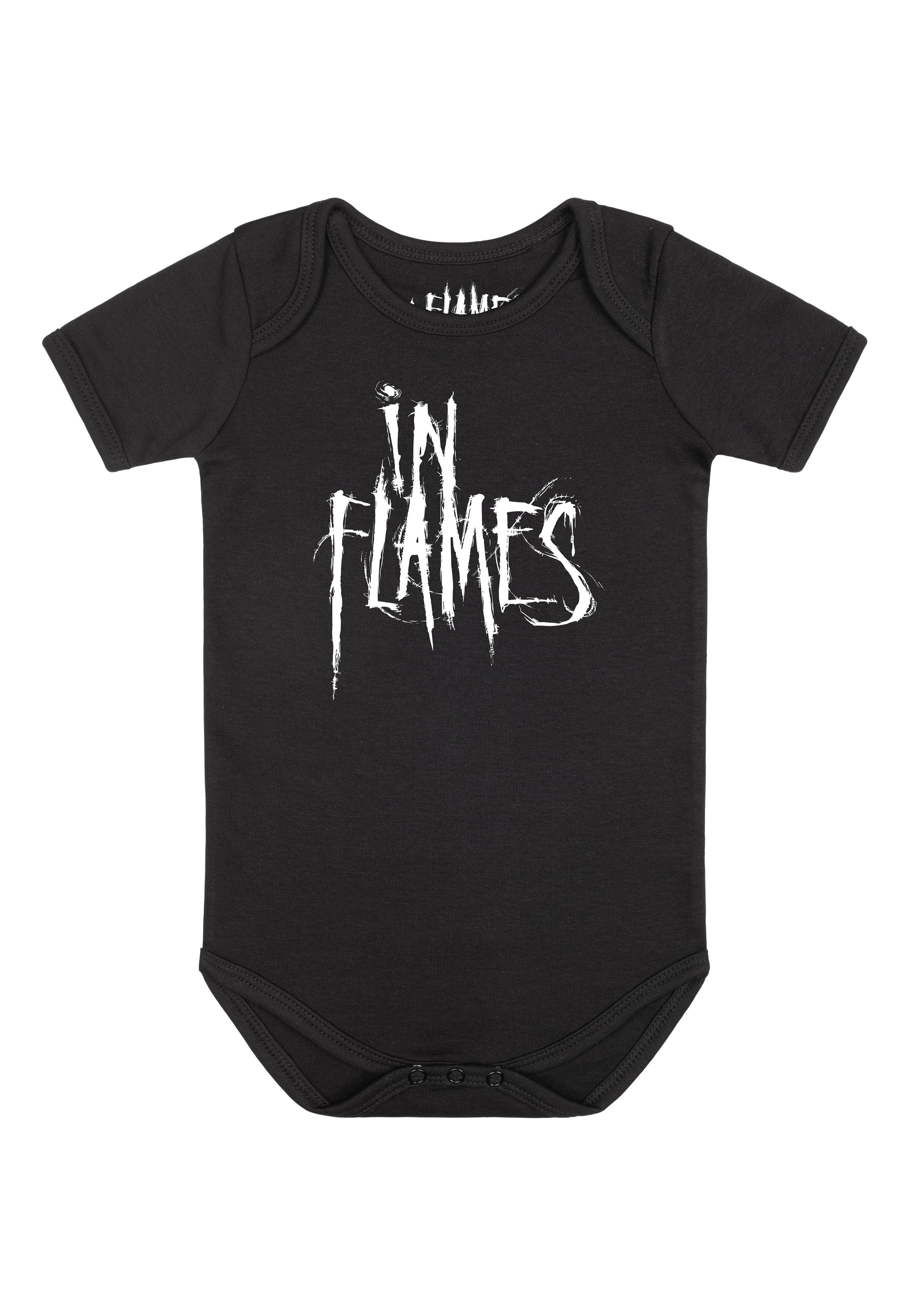 In Flames - Logo Babygrow Black/White - Bodysuit