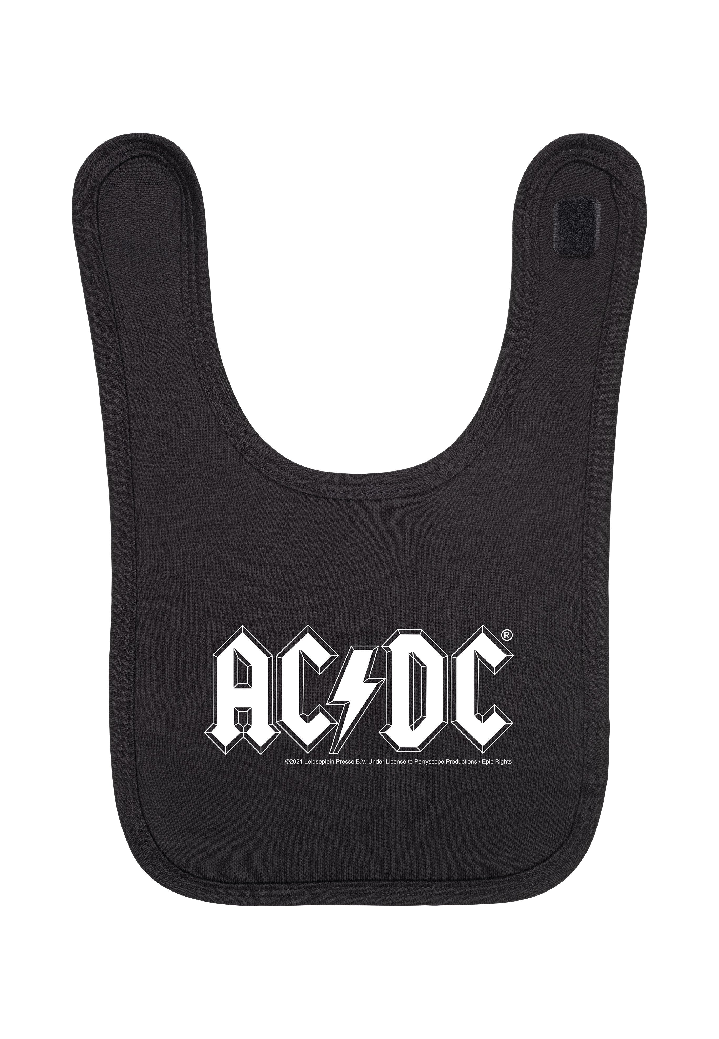 AC/DC - Logo Black/White - Baby Bib
