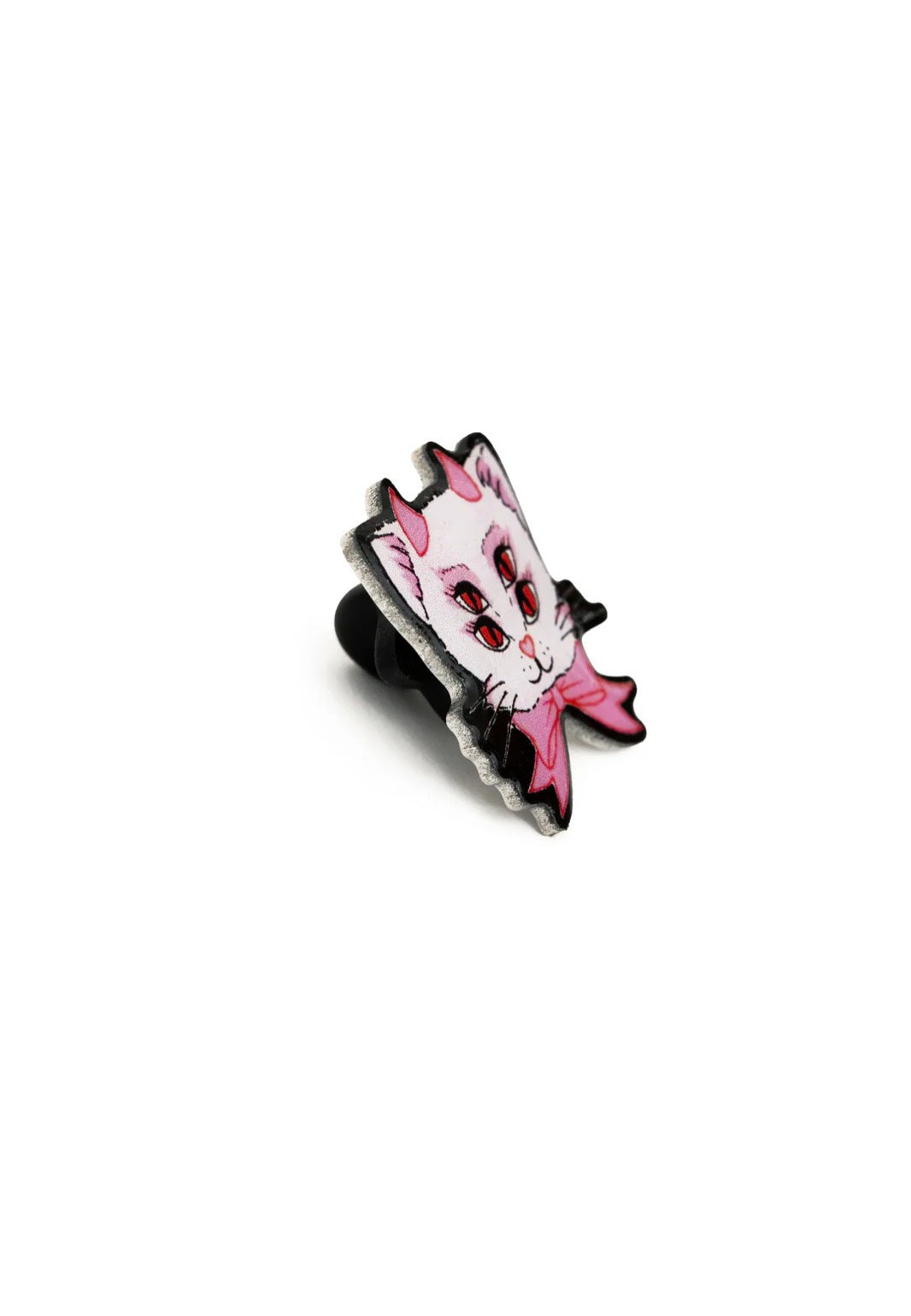 Hellbunny - 3 Eyed Kitty Multi  - Pin | Neutral-Image