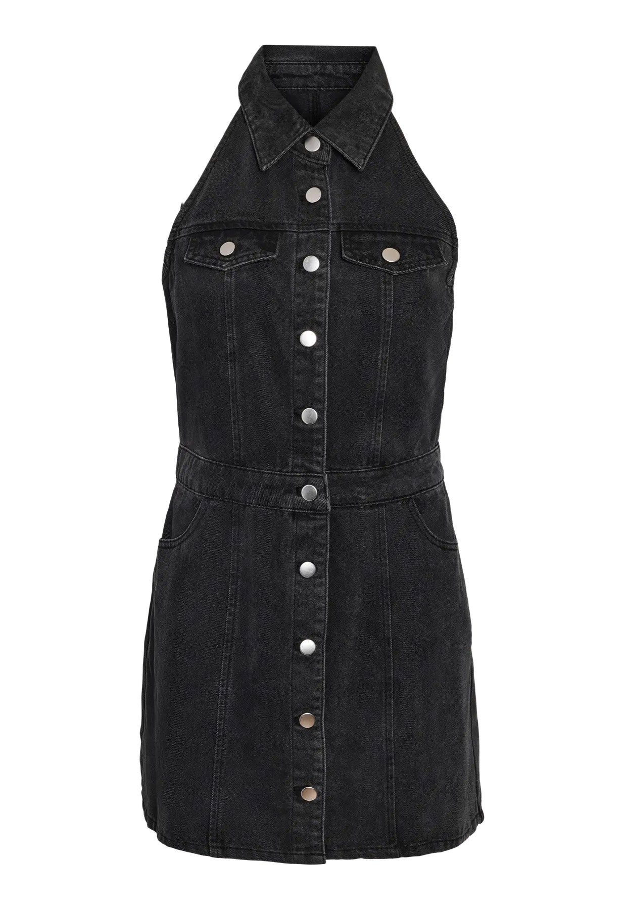 Noisy May - Lardie Slim Black Denim - Dress | Women-Image