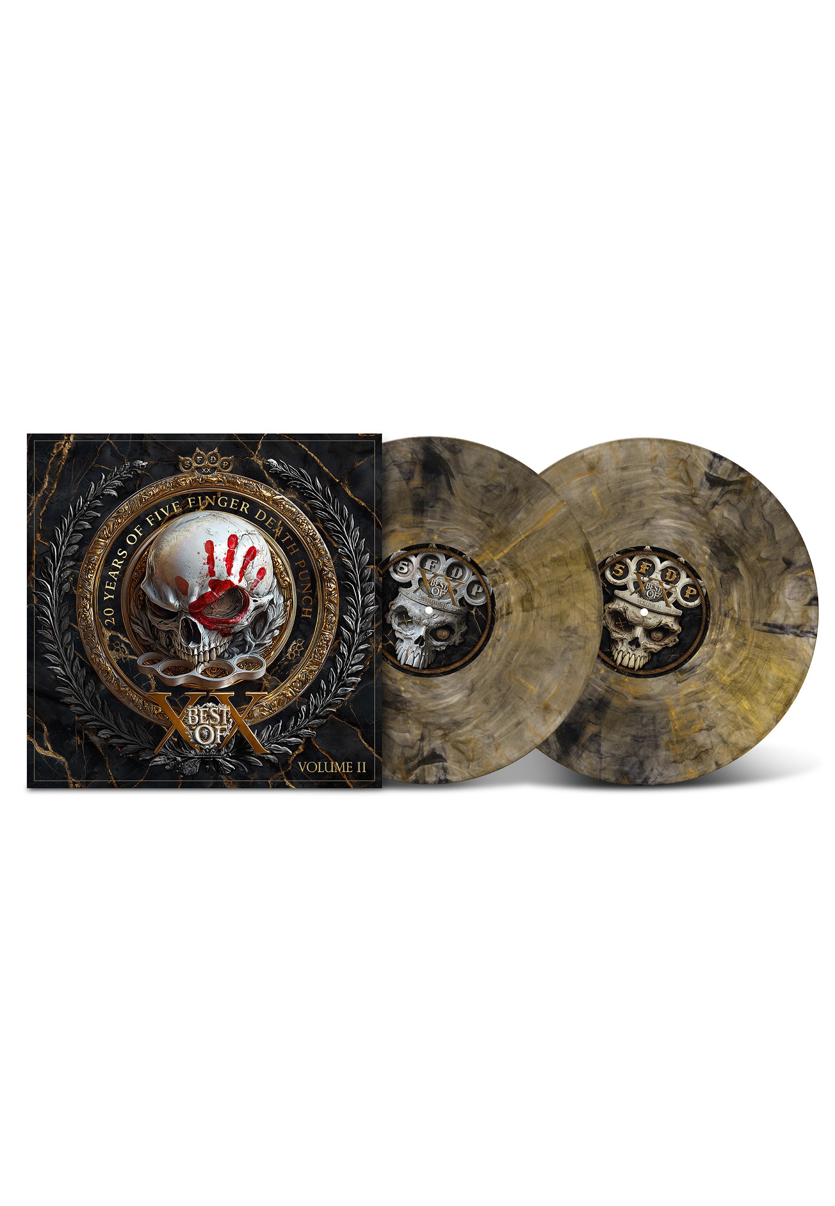 Five Finger Death Punch - BEST OF - Volume 2 Golden Smoke - Marbled 2 Vinyl | Neutral-Image