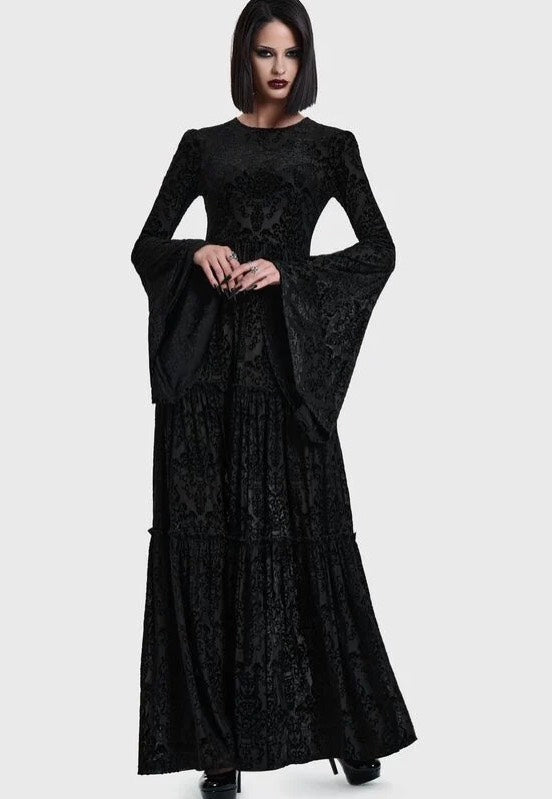 Killstar Daemon's Hex Maxi Black Dress