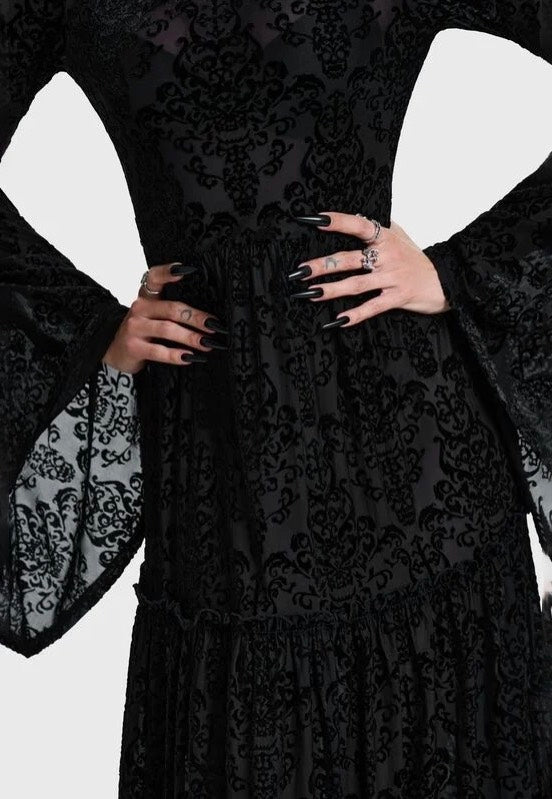 Killstar Daemon's Hex Maxi Black Dress