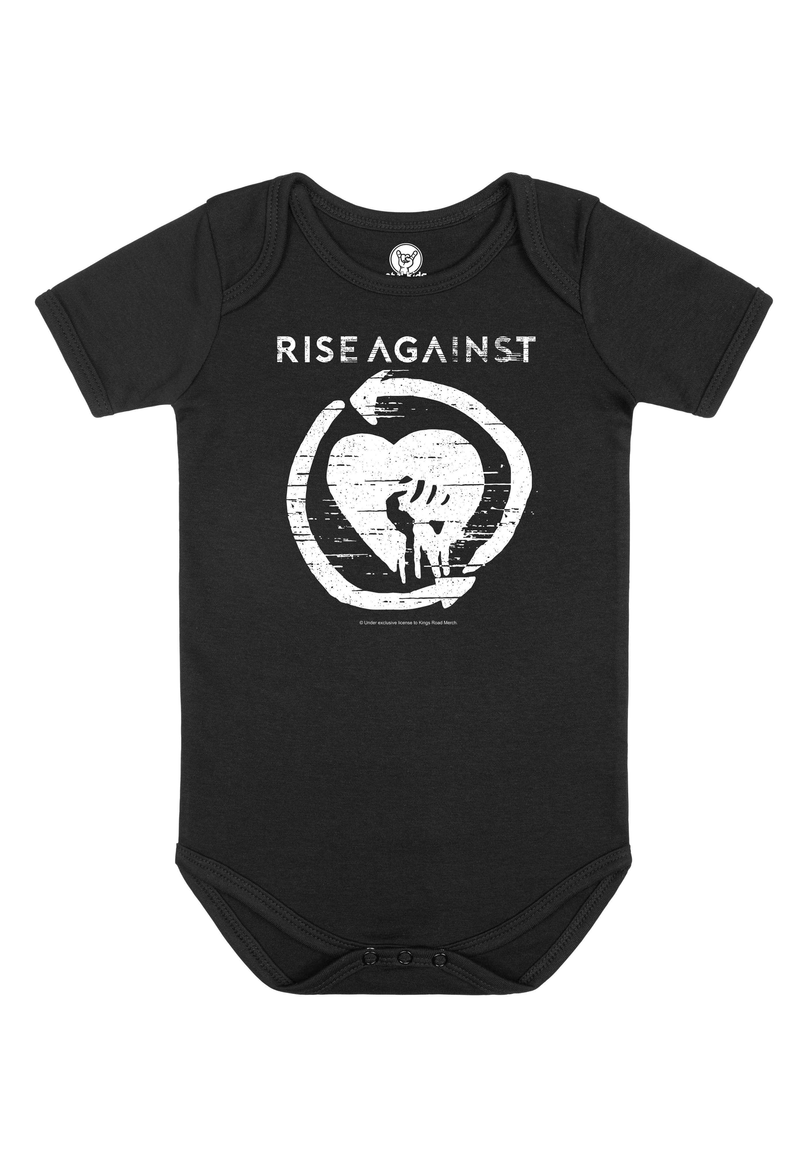 Rise Against - Heartfist Babygrow Black/White - Bodysuit