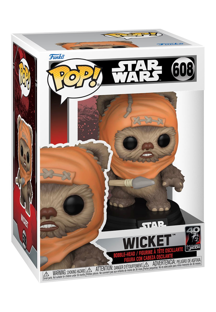 Star Wars - Return Of The Jedi 40th: Wicket POP! Bobble-Head - Funko Pop