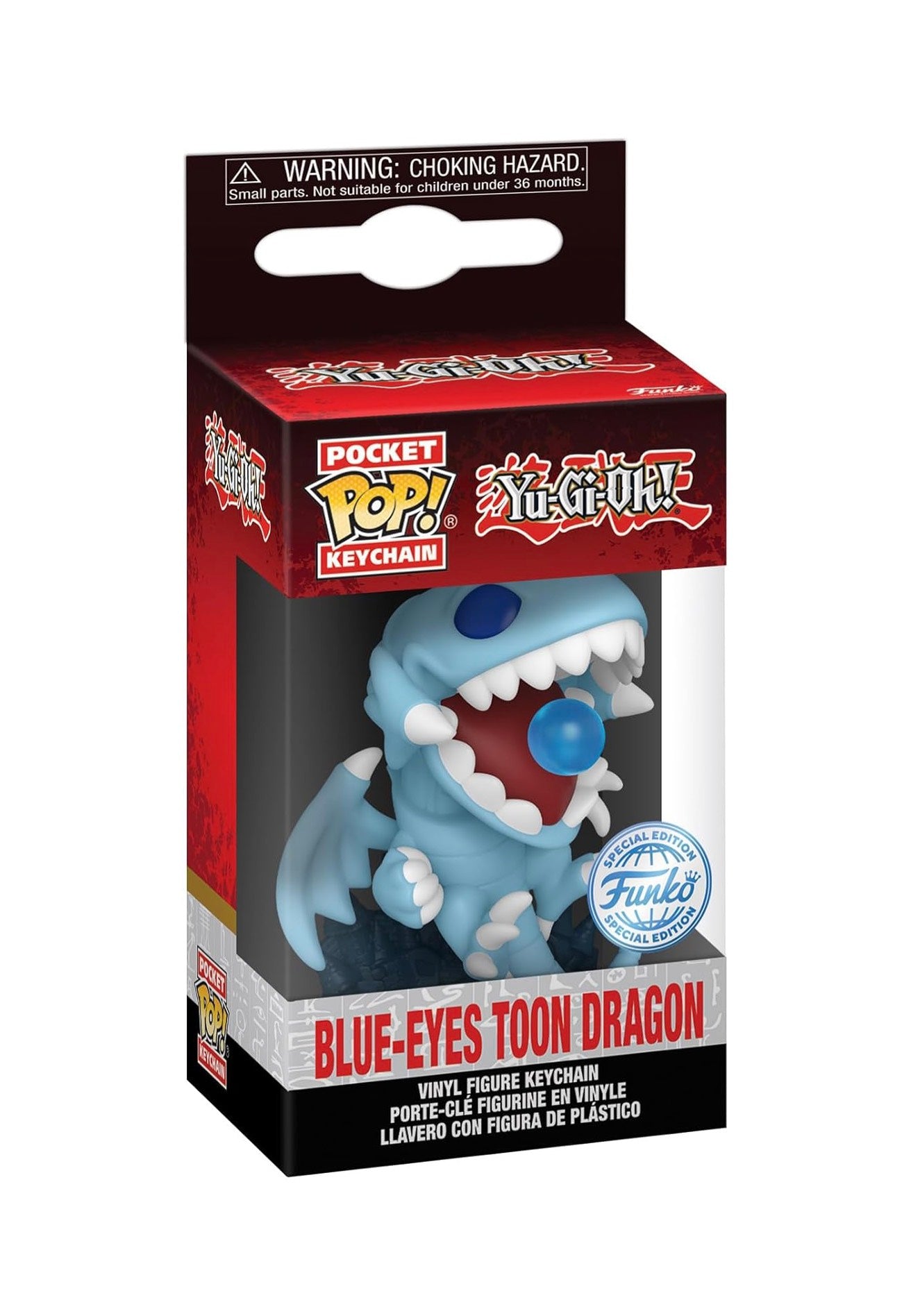 Yu Gi Oh! - Blue Eyes Toon Dragon POP! Keychain - Keychain | Neutral-Image