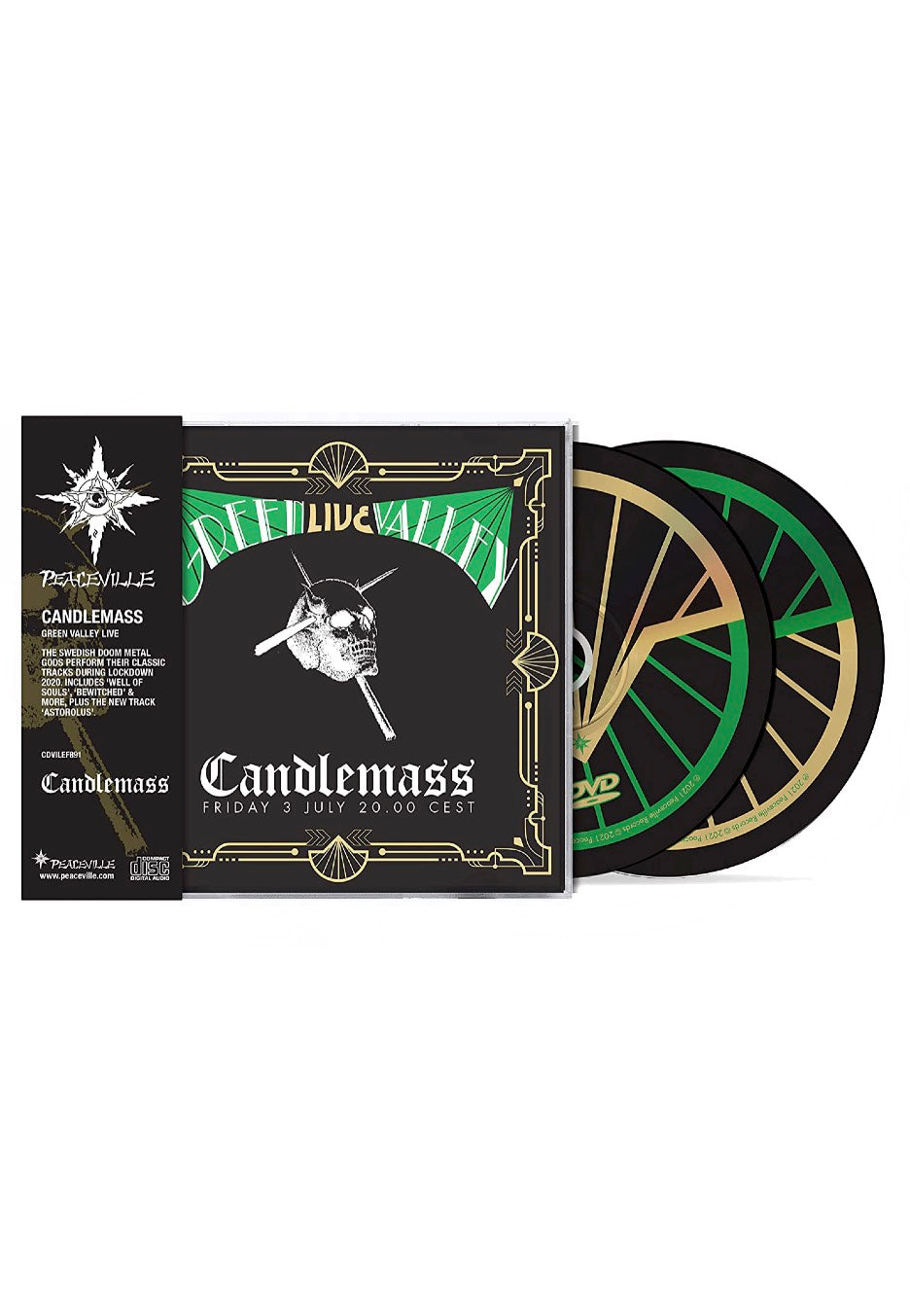 Candlemass - Green Valley Live - CD + DVD