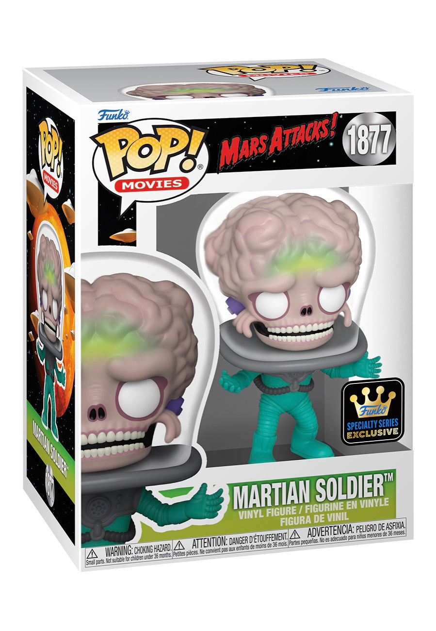 Mars Attacks - Alien Soldier w/Chase POP! Vinyl Glow In The Dark - Funko Pop | Neutral-Image