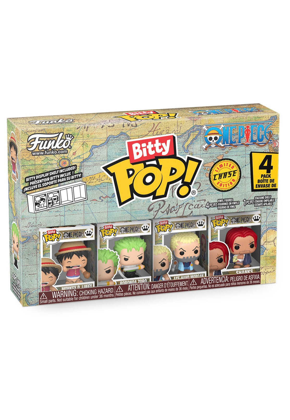 One Piece - Luffy Bitty POP! 4PK - Funko Pop | Neutral-Image