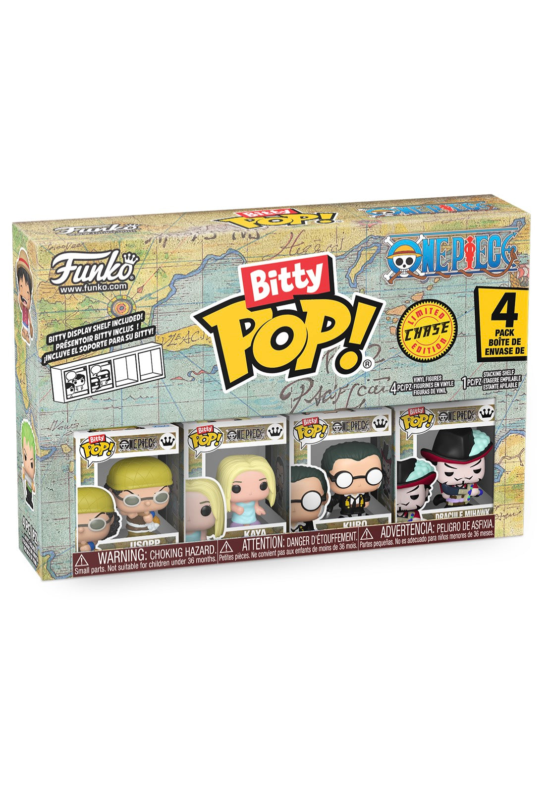 One Piece - Usopp Bitty POP! 4PK - Funko Pop | Neutral-Image