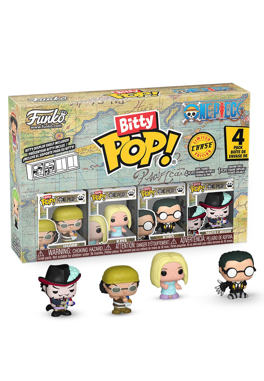 One Piece - Usopp Bitty POP! 4PK - Funko Pop | Neutral-Image