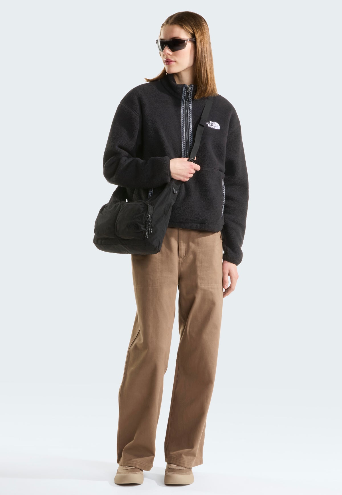 The North Face W TNF Fleeski 1/4 Zip TNF Black/TNF Black Jacket