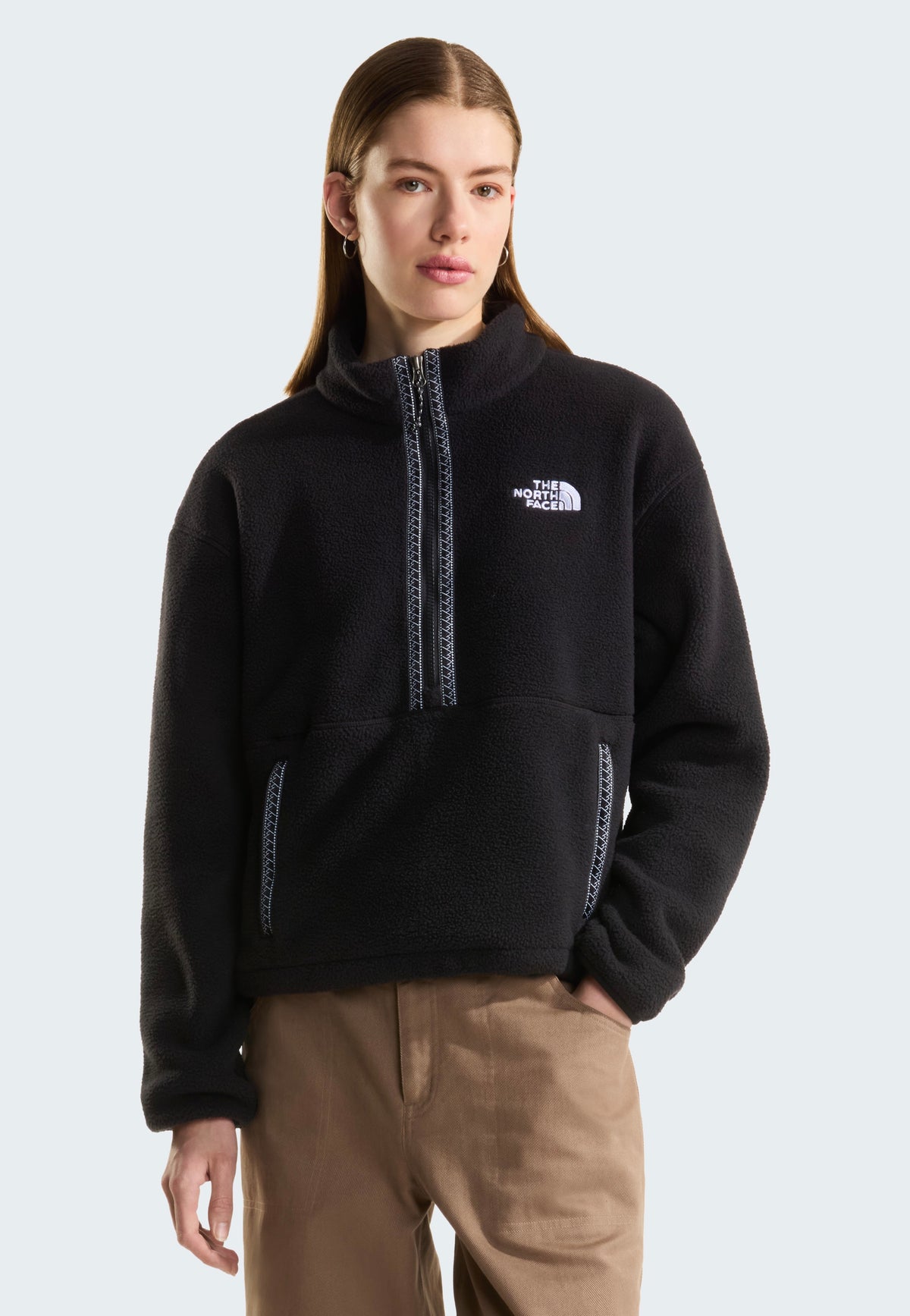 The North Face W TNF Fleeski 1/4 Zip TNF Black/TNF Black Jacket