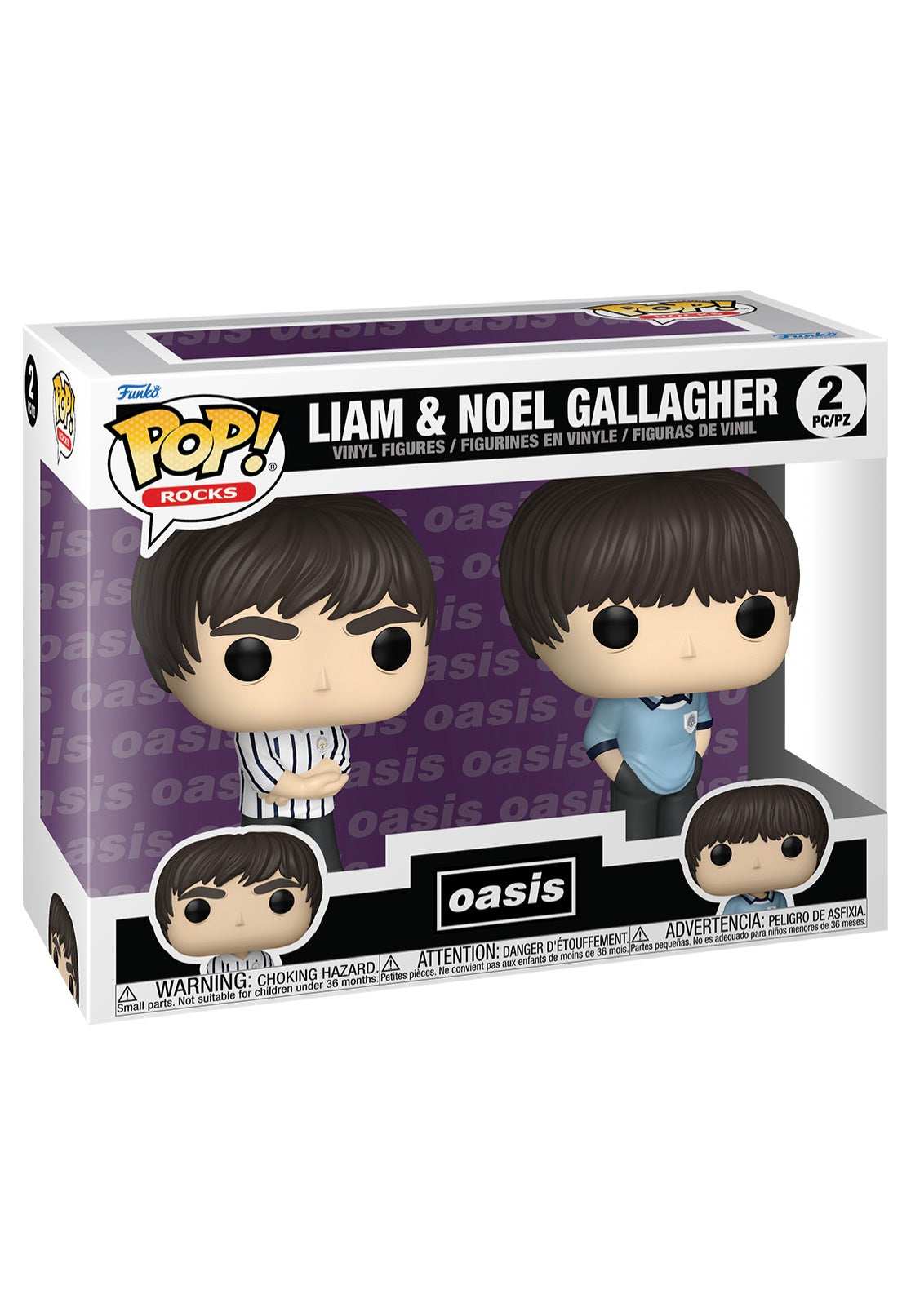 Oasis - Liam & Noel Gallagher - Funko Pop | Neutral-Image