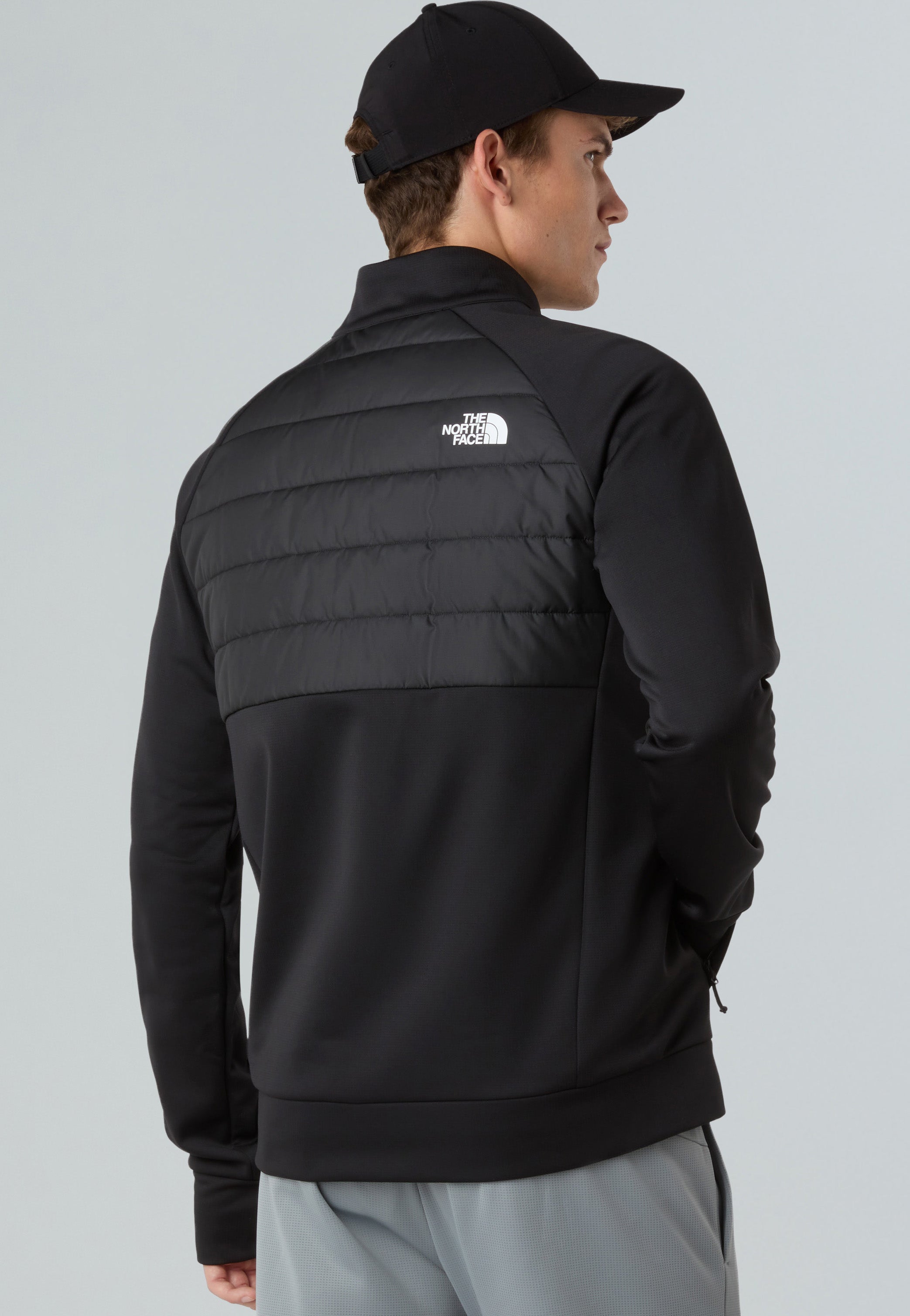 The North Face - Reaxion 2.0 Fleece Hybrid TNF Black/Heather - Jacket | Men-Image