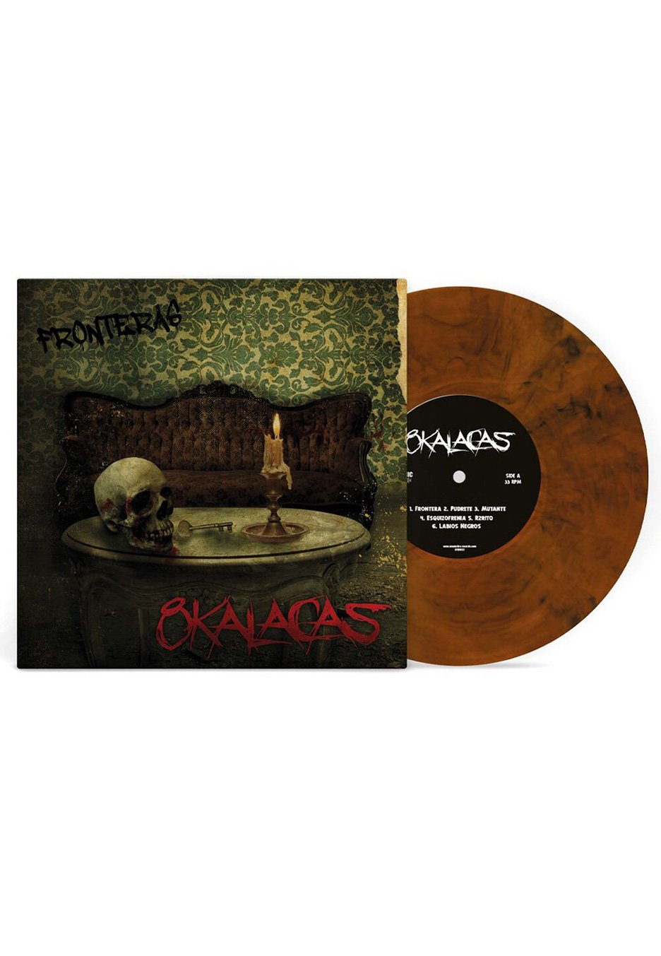 8 Kalacas - Fronteras Orange/Black - Marbled Vinyl