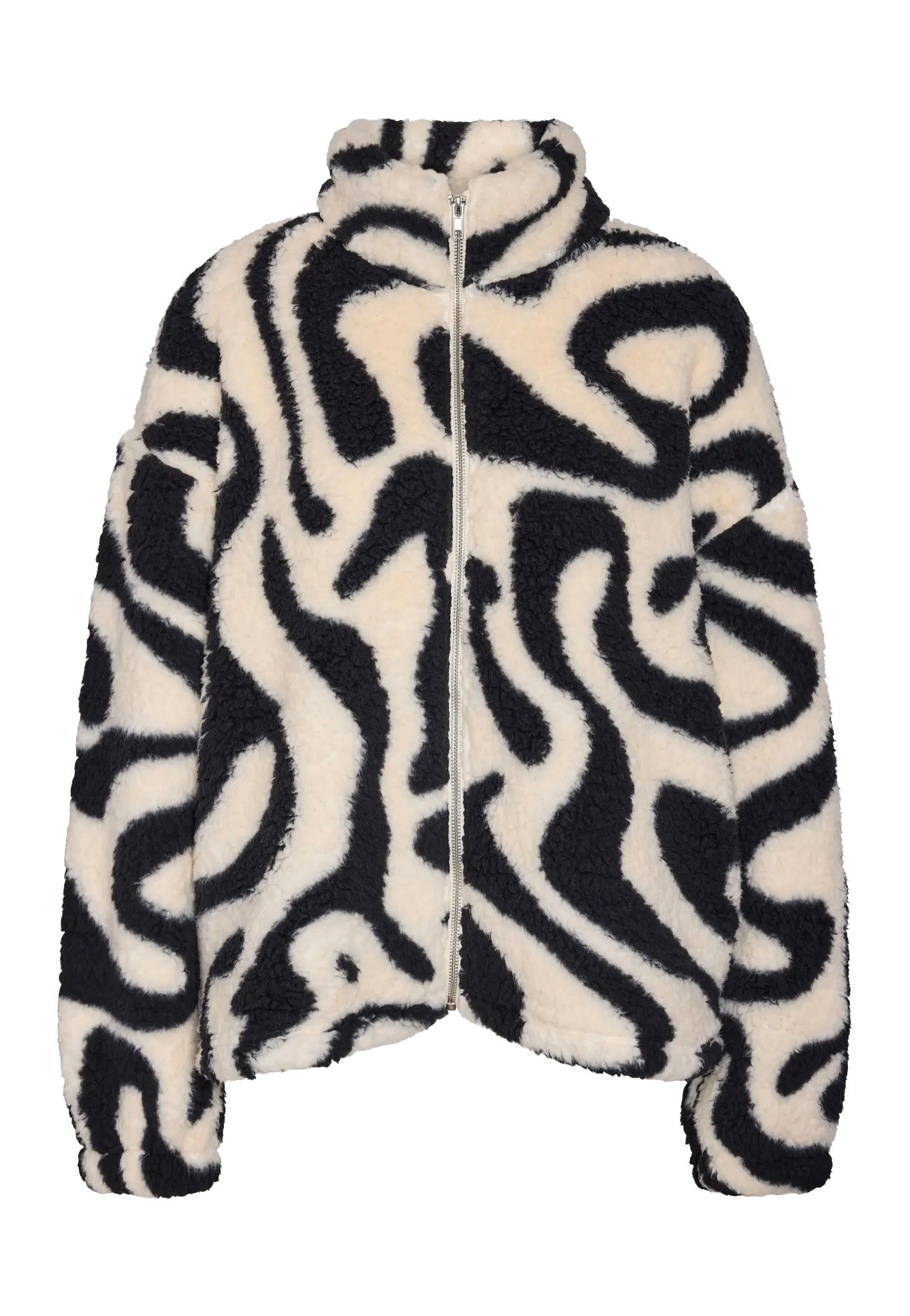 Noisy May - Luca Check Soft Fleece Black - Jacket | Women-Image