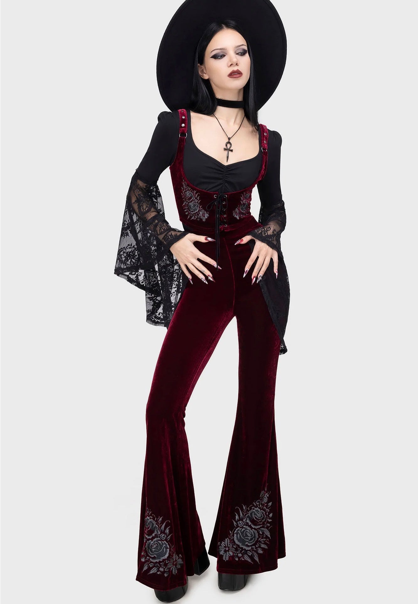 Killstar - A Devil's Rose Underbust Black - Corset | Women-Image