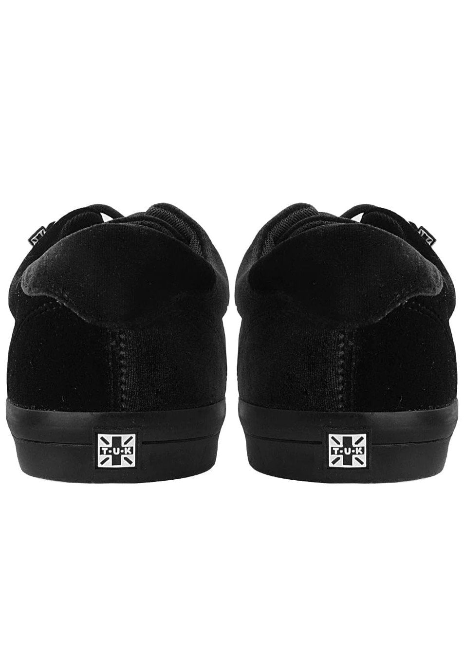 T.U.K. - VLK Sneaker 2 Ring Basic Black Canvas - Girl Shoes