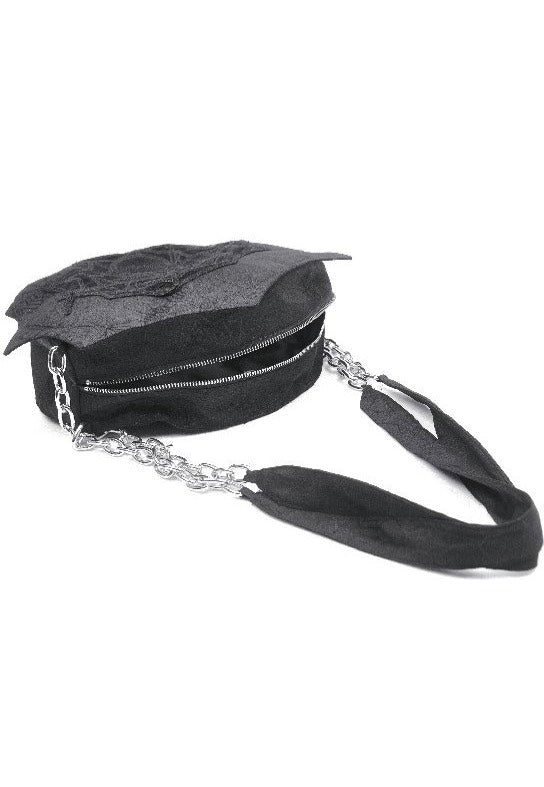 Dark In Love - Spider Web Embroidered Hollow - Bag | Neutral-Image